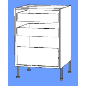 Single Door Floor 3 Draw