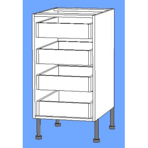 Single Door Floor 4 Draw