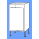 Single Door Floor Under Counter Bin 450mm Wide