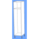 Broom Cupboard Unit  Narrow - Height 2260mm